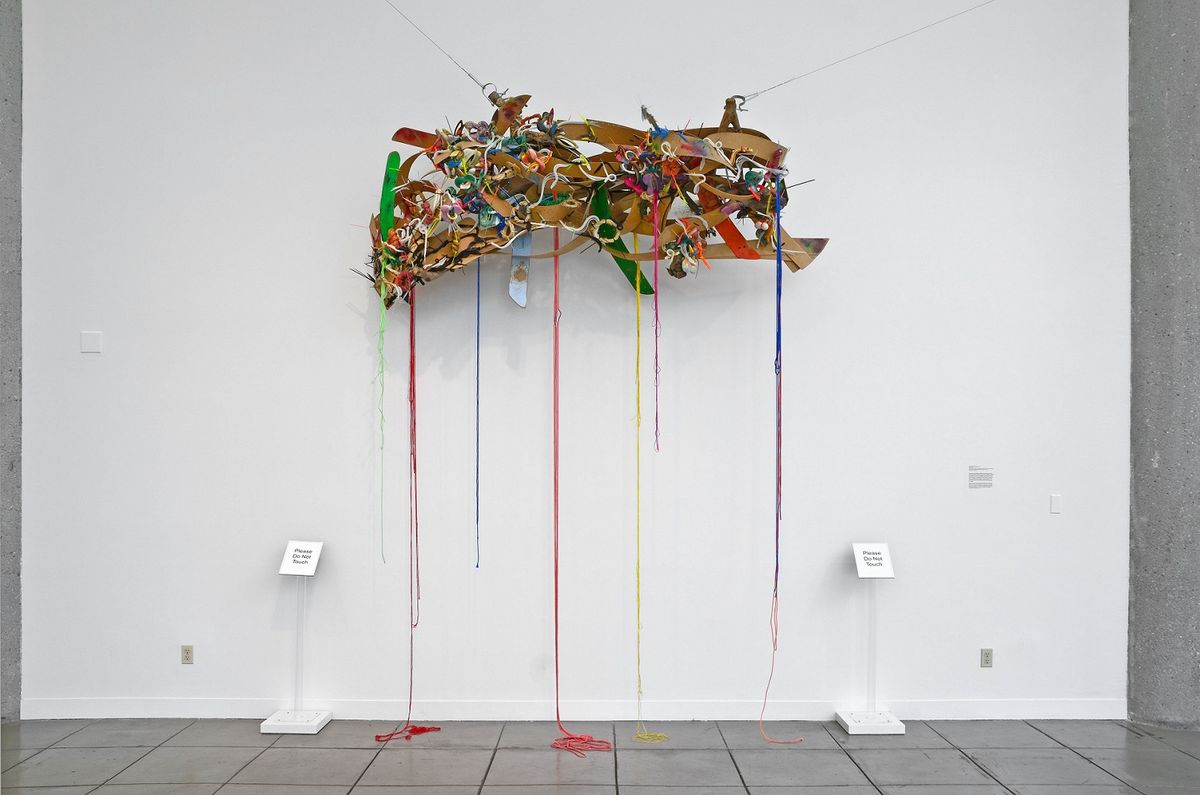 Duane Paul,  Negotiated Intersections, 2012. Mixed media