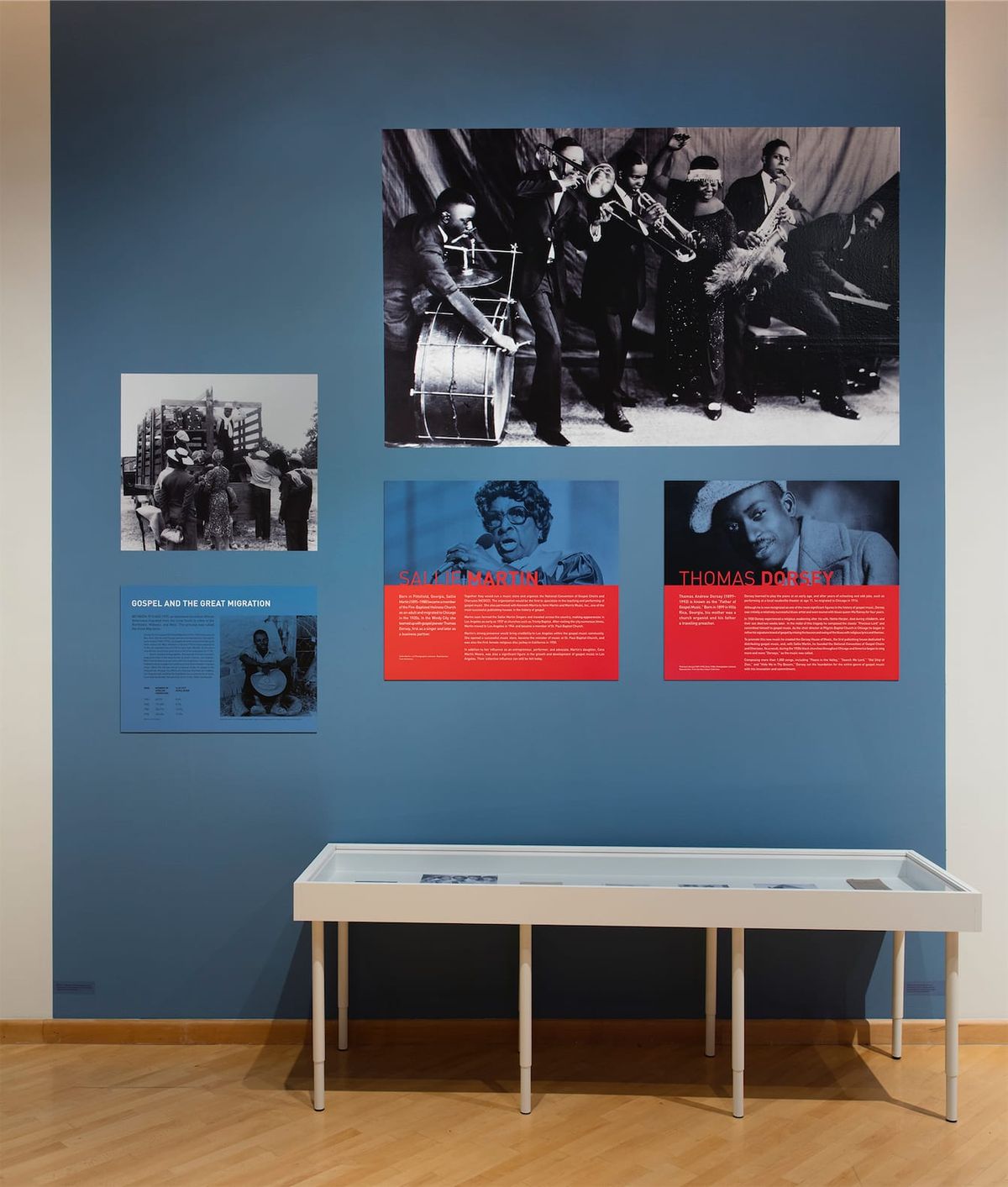 Installation view and supporting materials