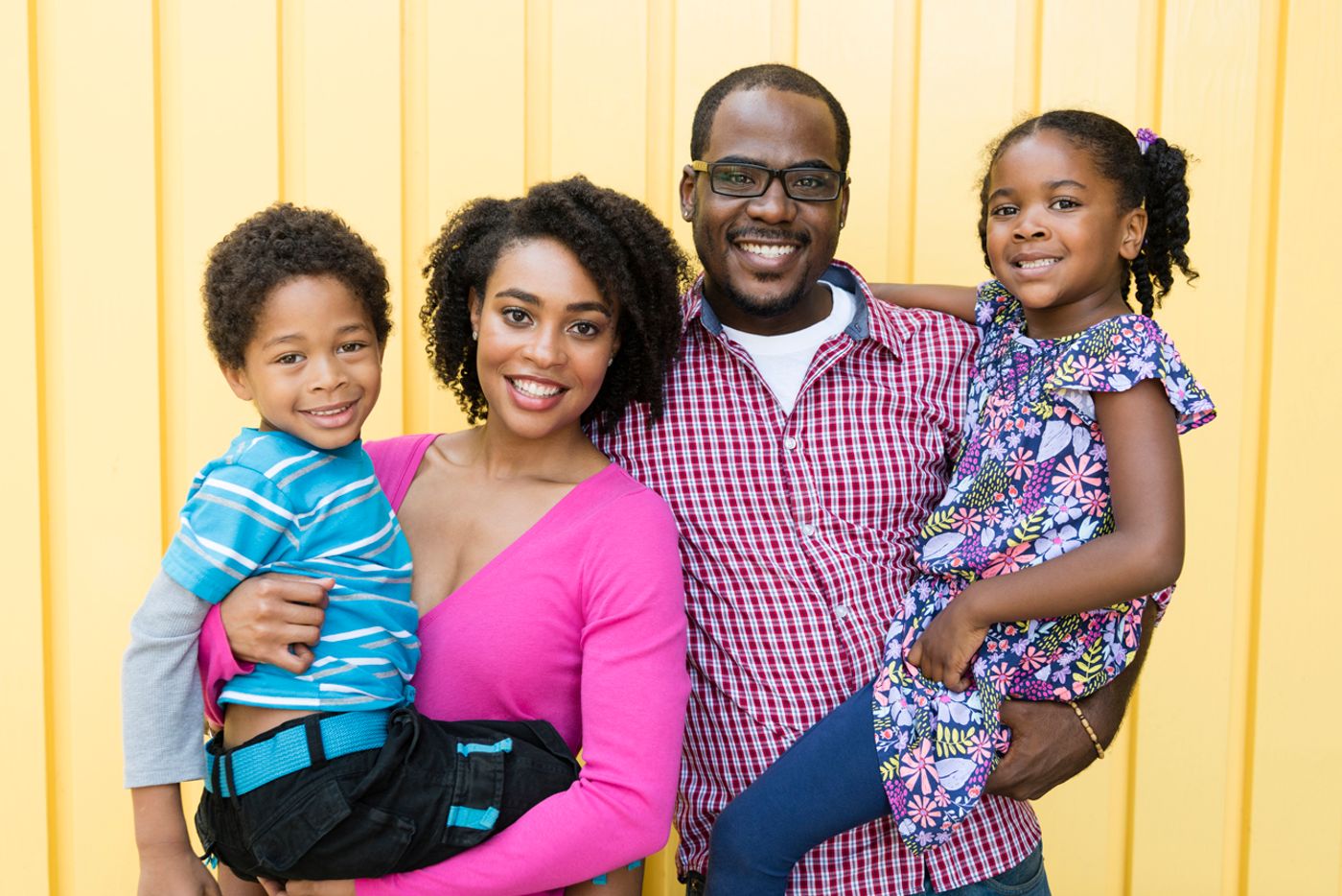 Adults and children visit the California African American Museum