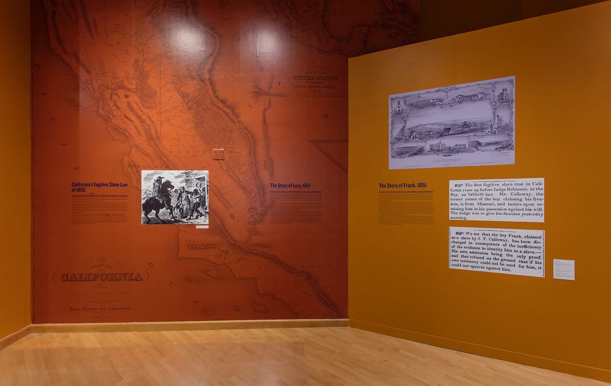 Installation view of The Story of Frank, 1851