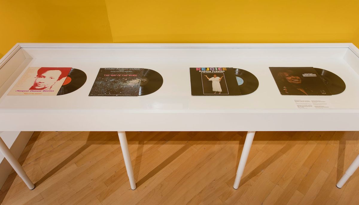 Sheet music and pressed vinyl