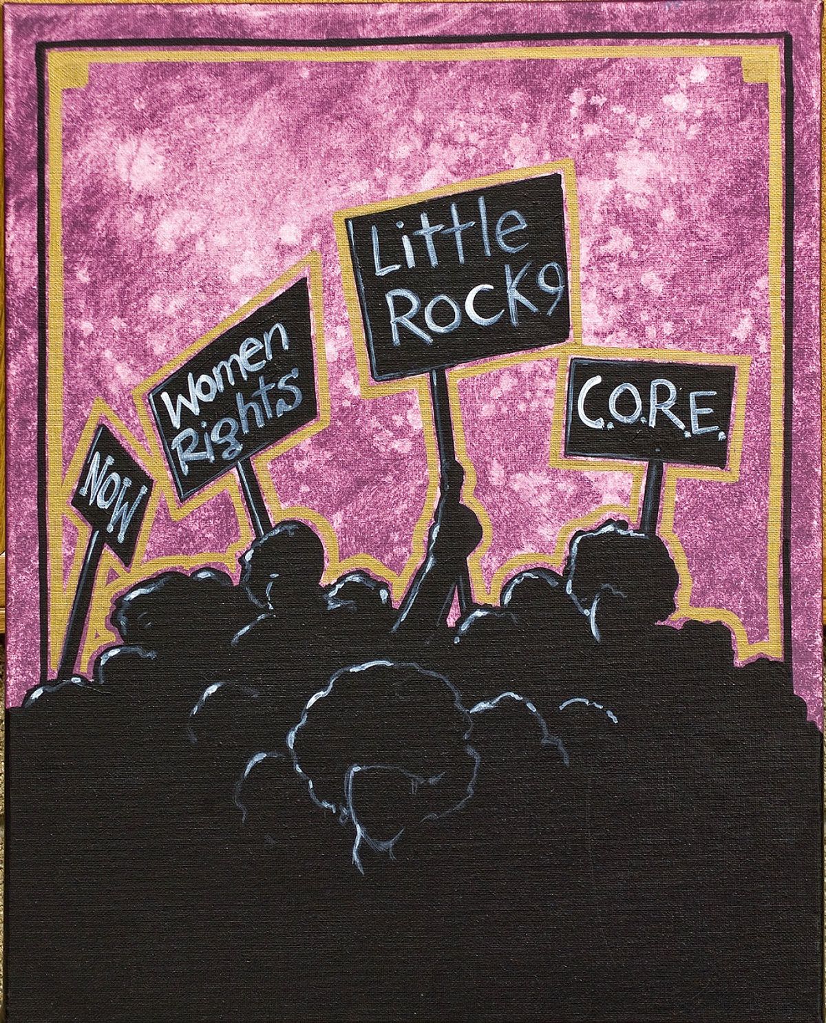 Patrick Henry Johnson, Activist, 2011. Acrylic on canvas. 20 x 16 in