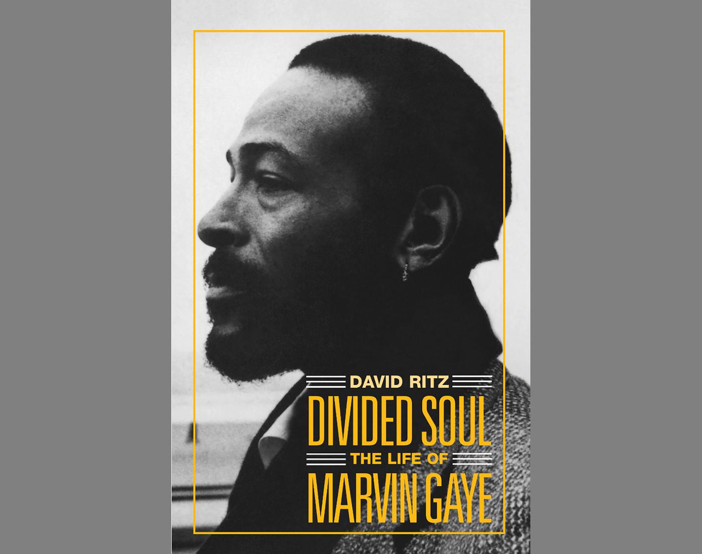 Close up of Marvin Gaye in profile