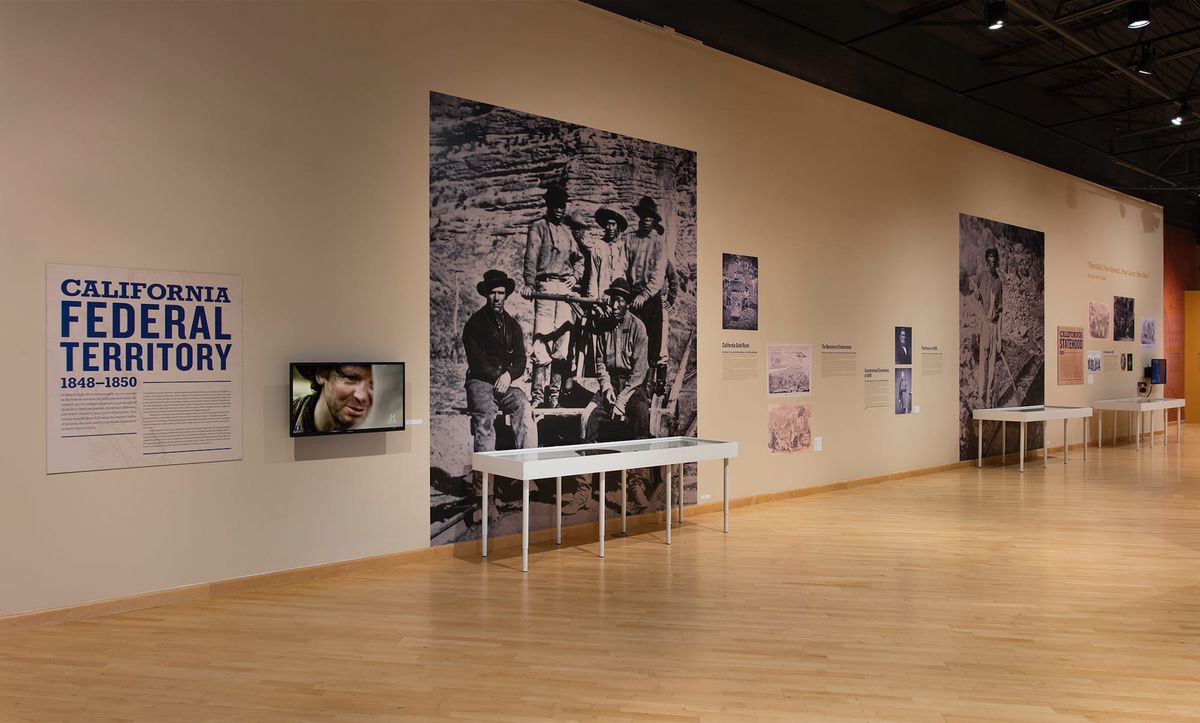 Installation view of California Federal Territory section