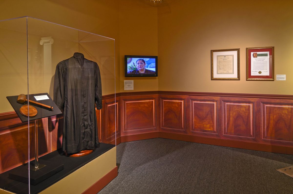 Justice, Balance and Achievement: African Americans and the California Courts (Installation view). California African American Museum, January 12 – May 27, 2012