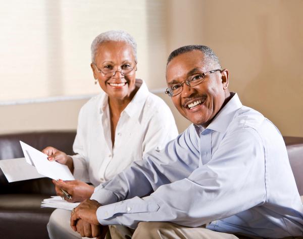 Couple sitting