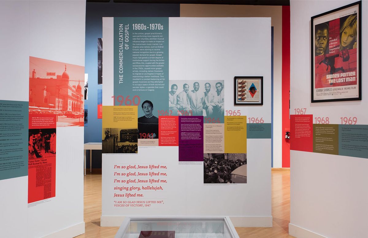 Installation view of photo patchwork