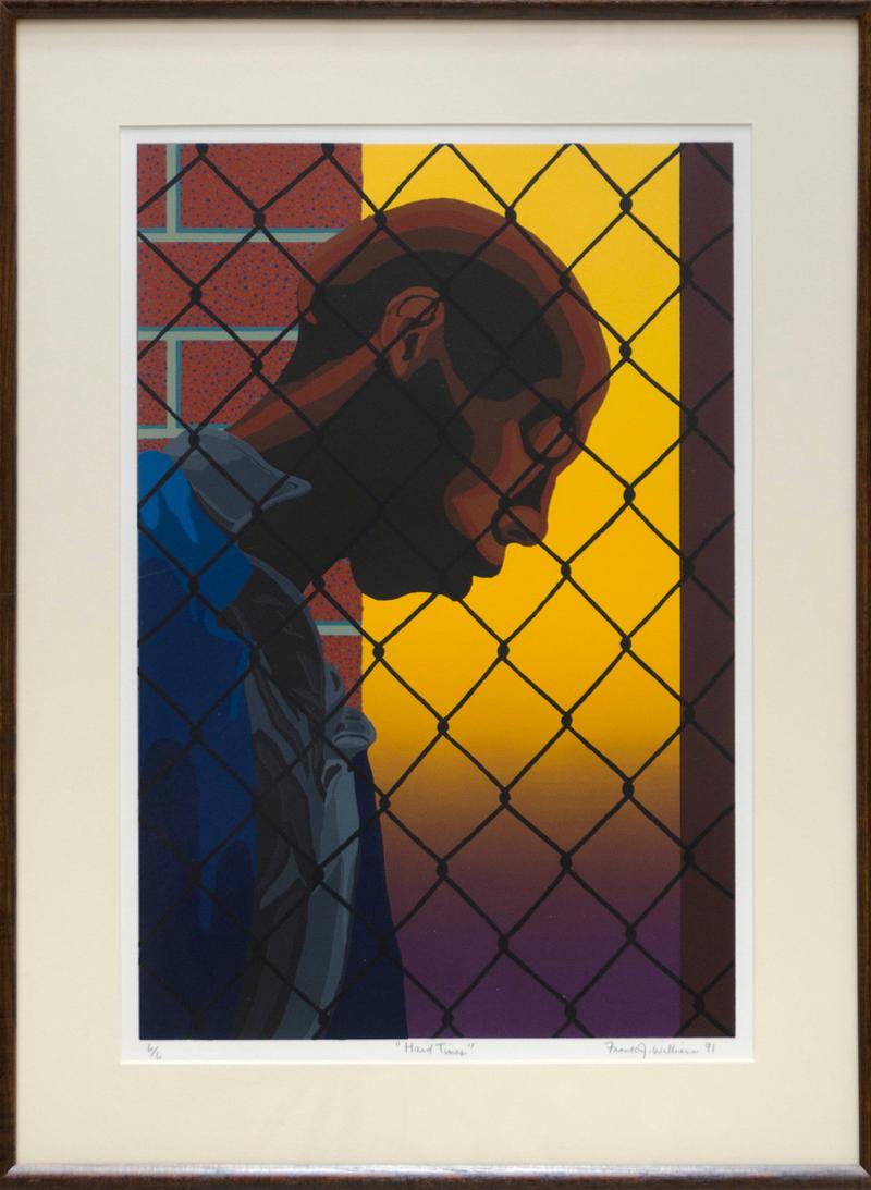 Frank Williams, Hardtimes, 1991. Serigraph, 32 x 24 in