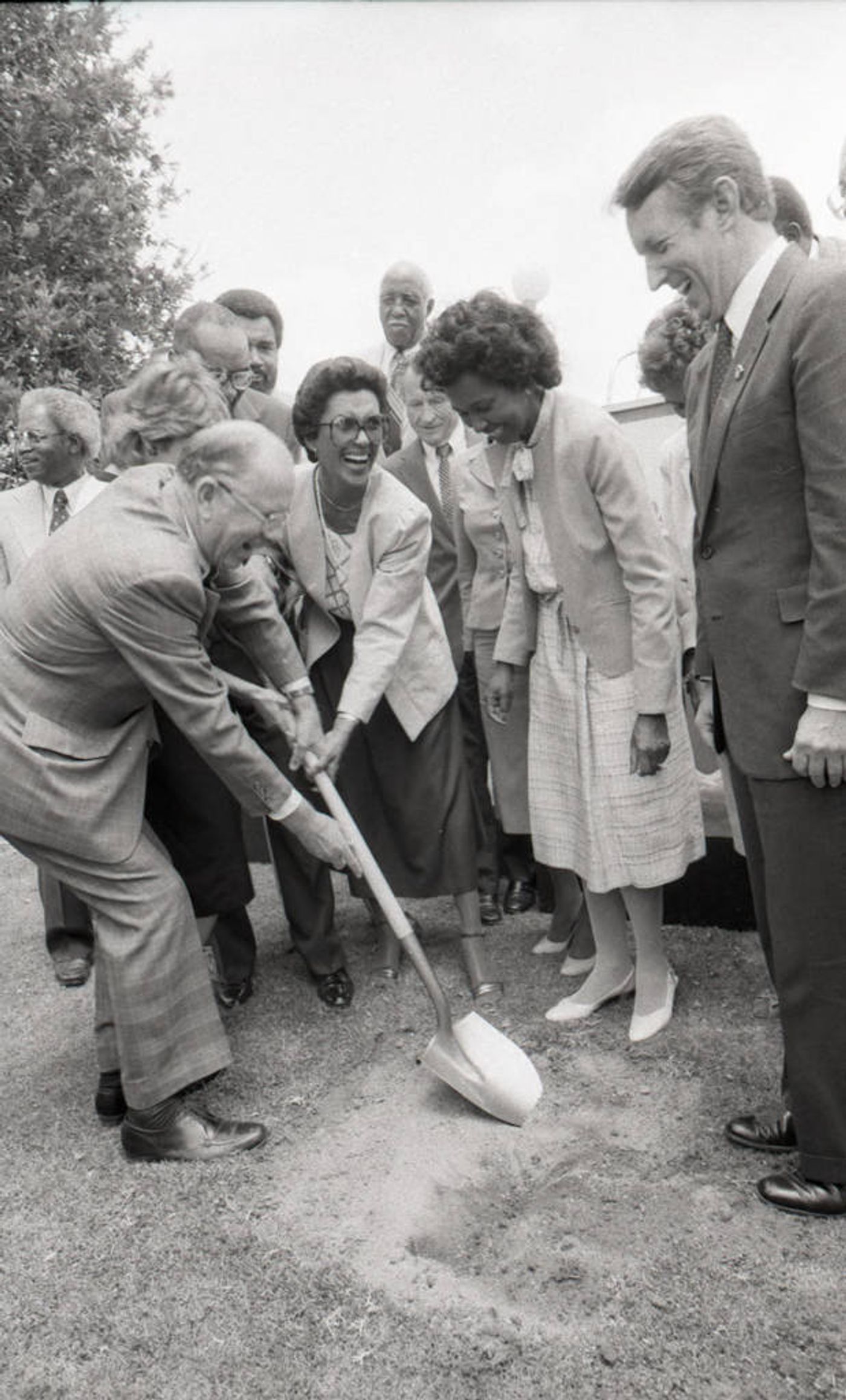 California African American Museum groundbreaking ceremony, 1983. Photo: Guy Crowder.