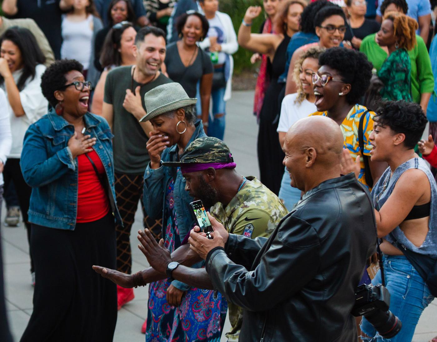 Group delighted in laughter at CAAM event