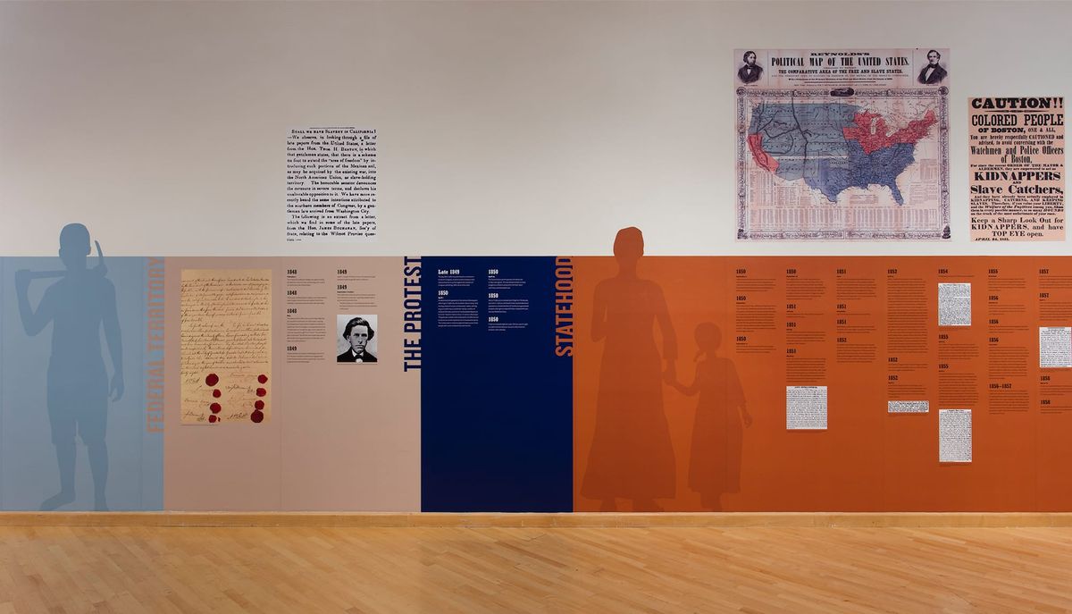 Timeline of Protest and Statehood sections