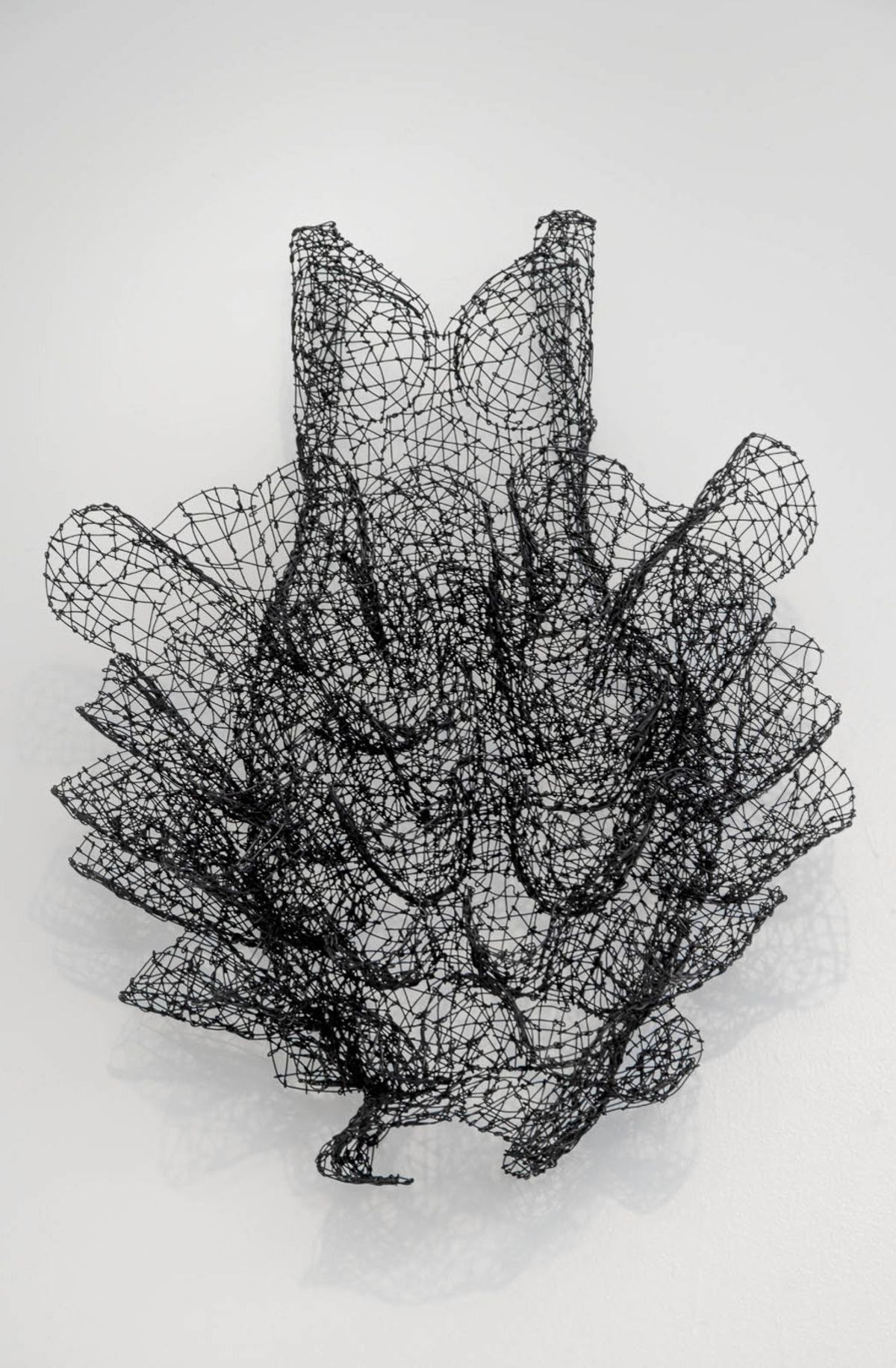 Wire drawing of abstract vessel