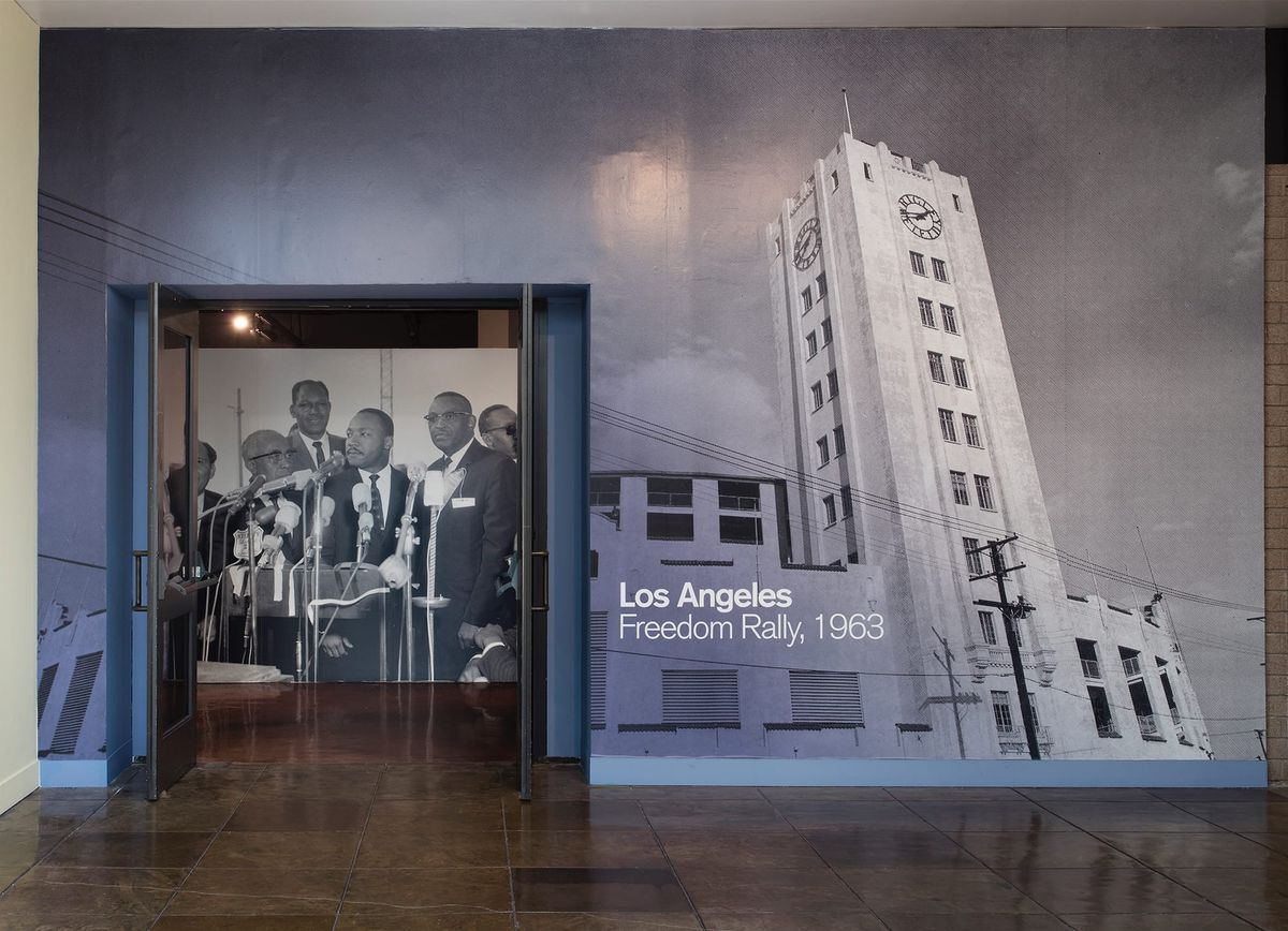 Entrance to installation