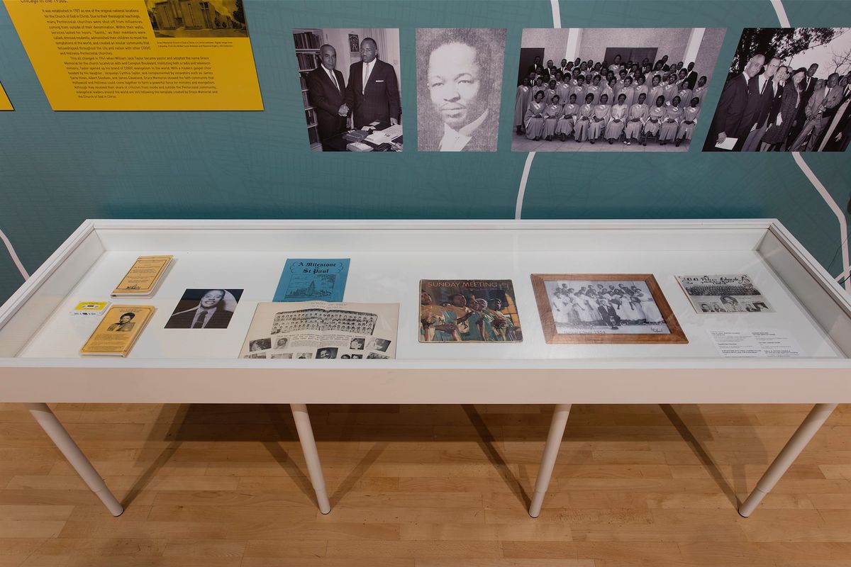 Collection of photos of contributors to black gospel music