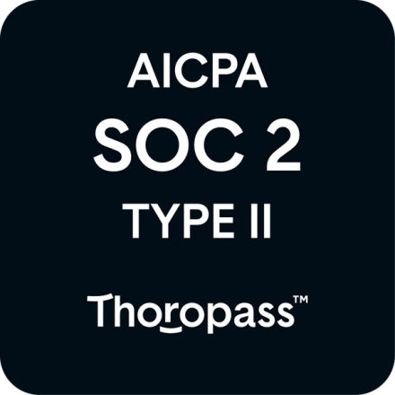 SOC 2 Type II certified badge