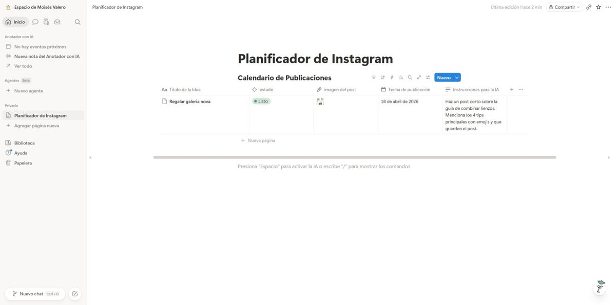 Auto-Post Instagram — vista principal