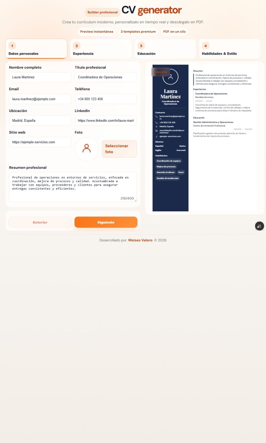 CV-Generator