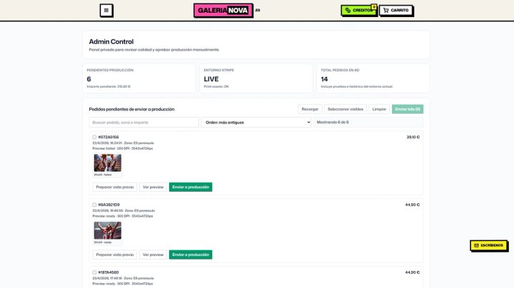 Galería Nova — captura secundaria 2