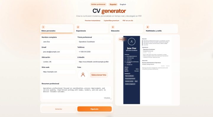 CV-Generator