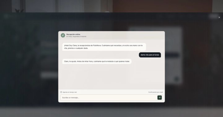 FisioNova — captura secundaria 1