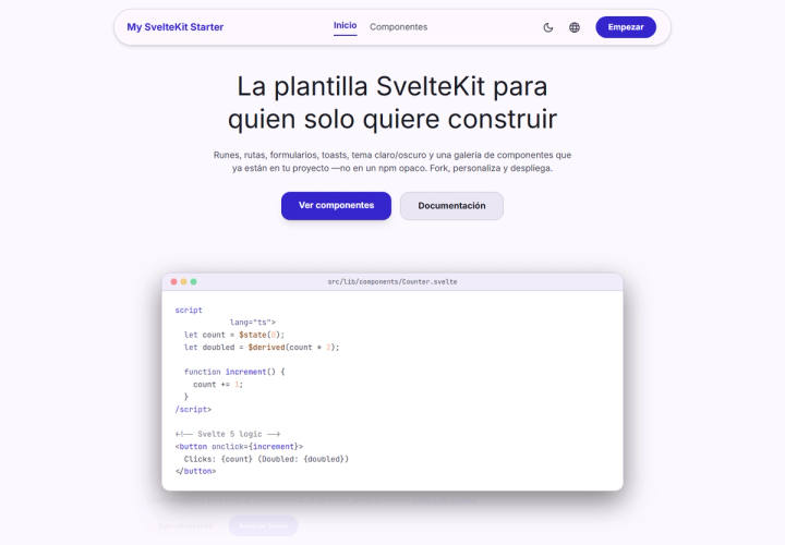 SvelteKit Starter
