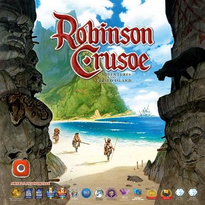 Robinson Crusoe: Przygoda na przeklętej wyspie (Okładka gry)