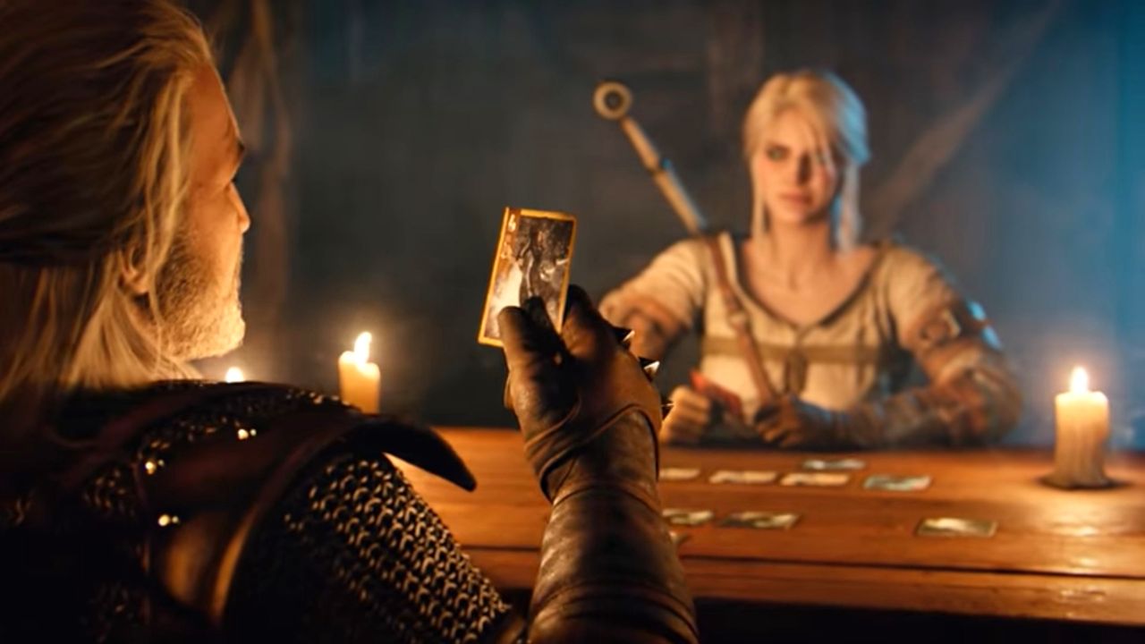 Geralt gra w Gwinta