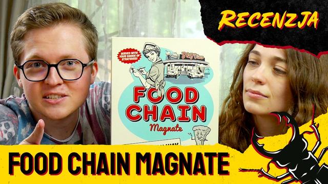 Kamis i Madzia przy grze Food Chain Magnate
