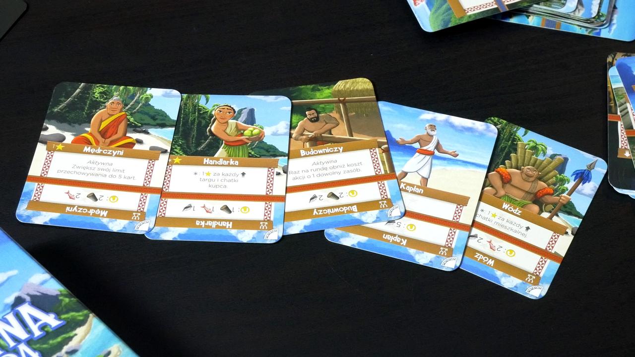 Karty z gry Samotna Wyspa