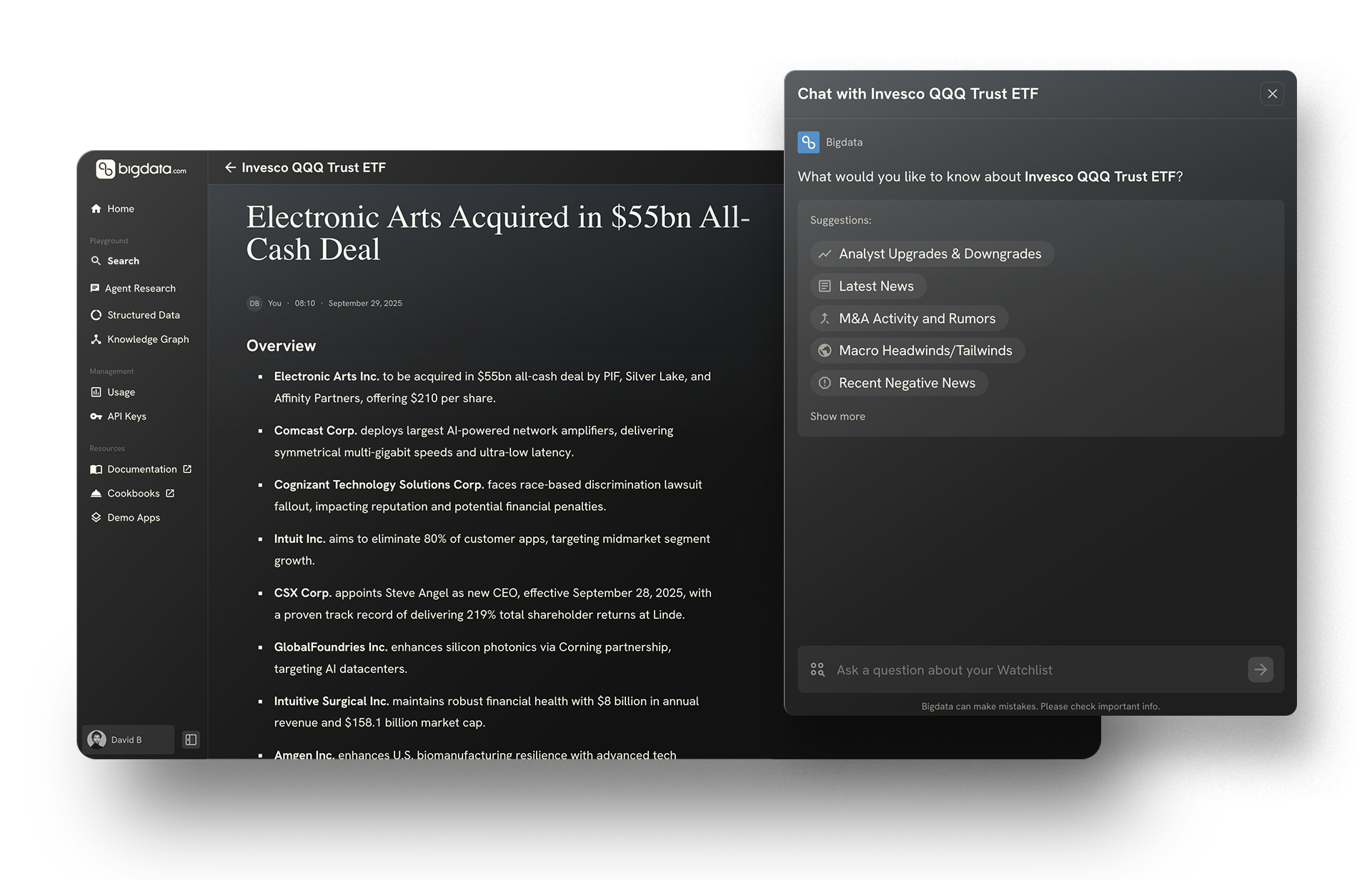 Automated workflows
