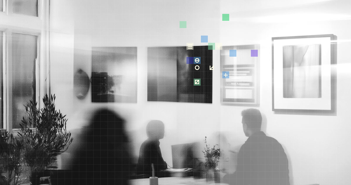 People working together in an office environment