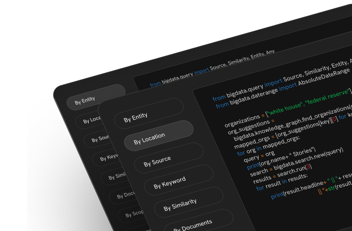 Powerful search capabilities