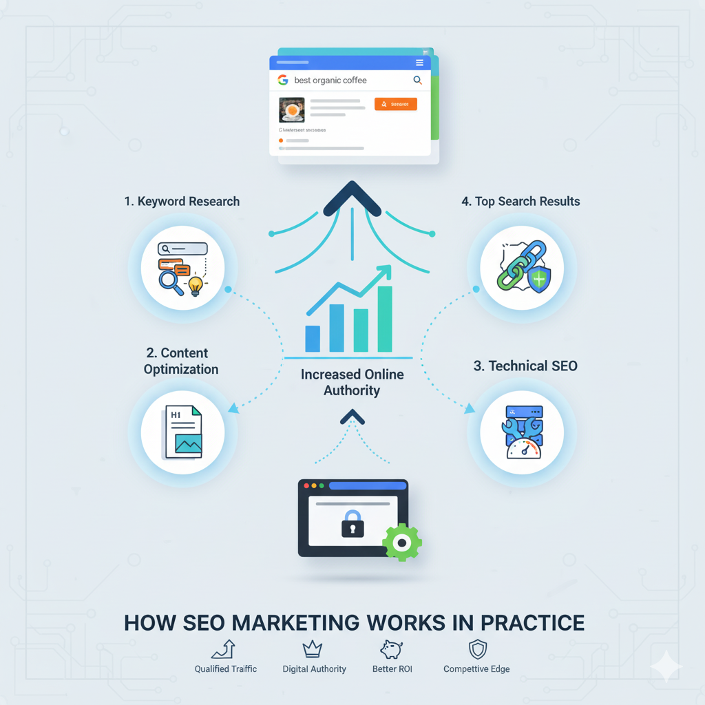 How SEO marketing works in practice?