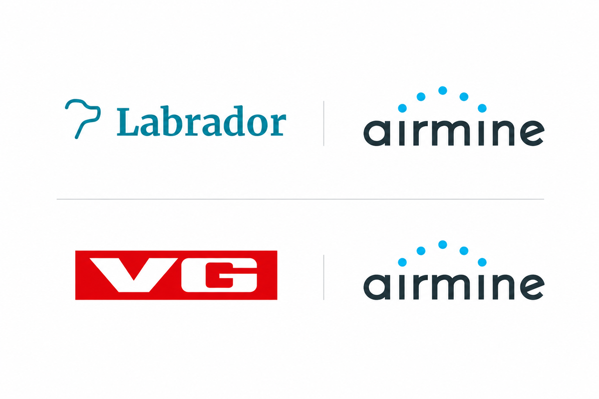 Airmine media partnerships VG Labrador