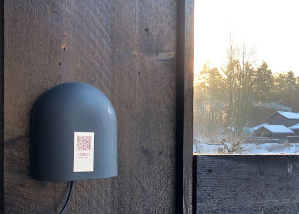 Airminer-sensor på nedre Høvik