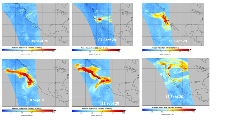 sentinel-5P Aerosol index