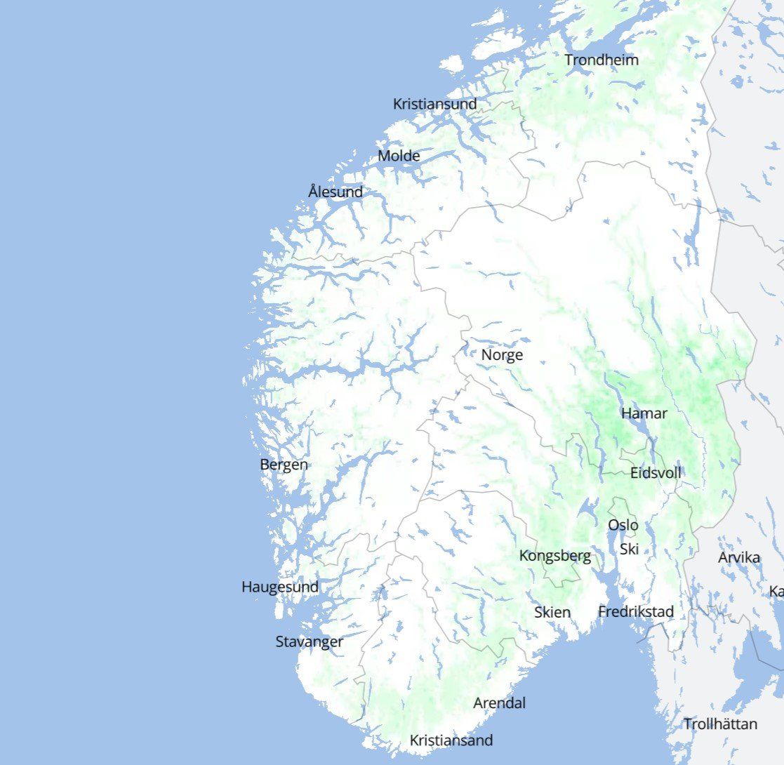 Pollenvarsel or 20. mai 2022