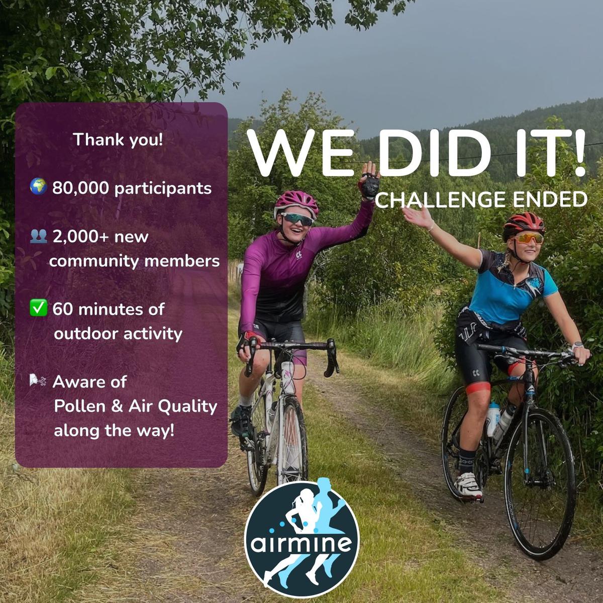 Airmine x Strava challenge - we did it!