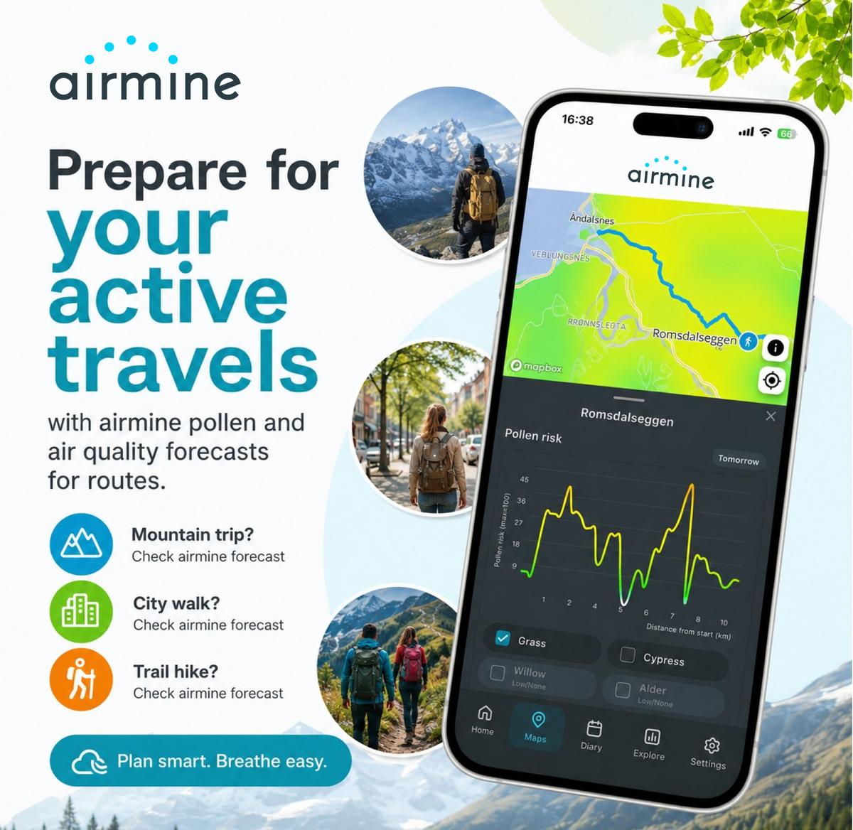 Airmine - prepare for your active travels