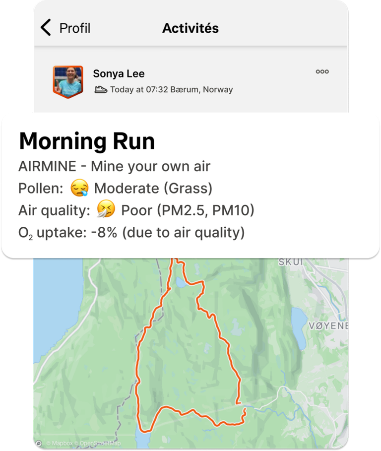 Strava activity