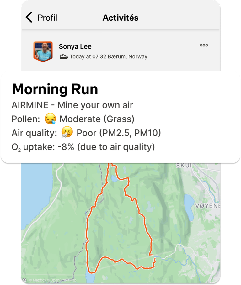 Strava activity