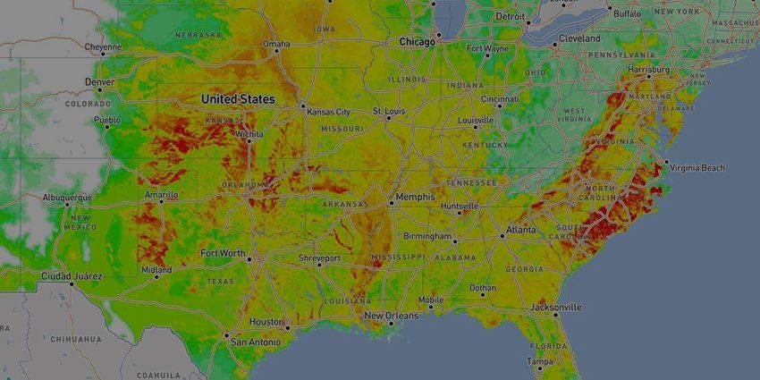 Pollen map