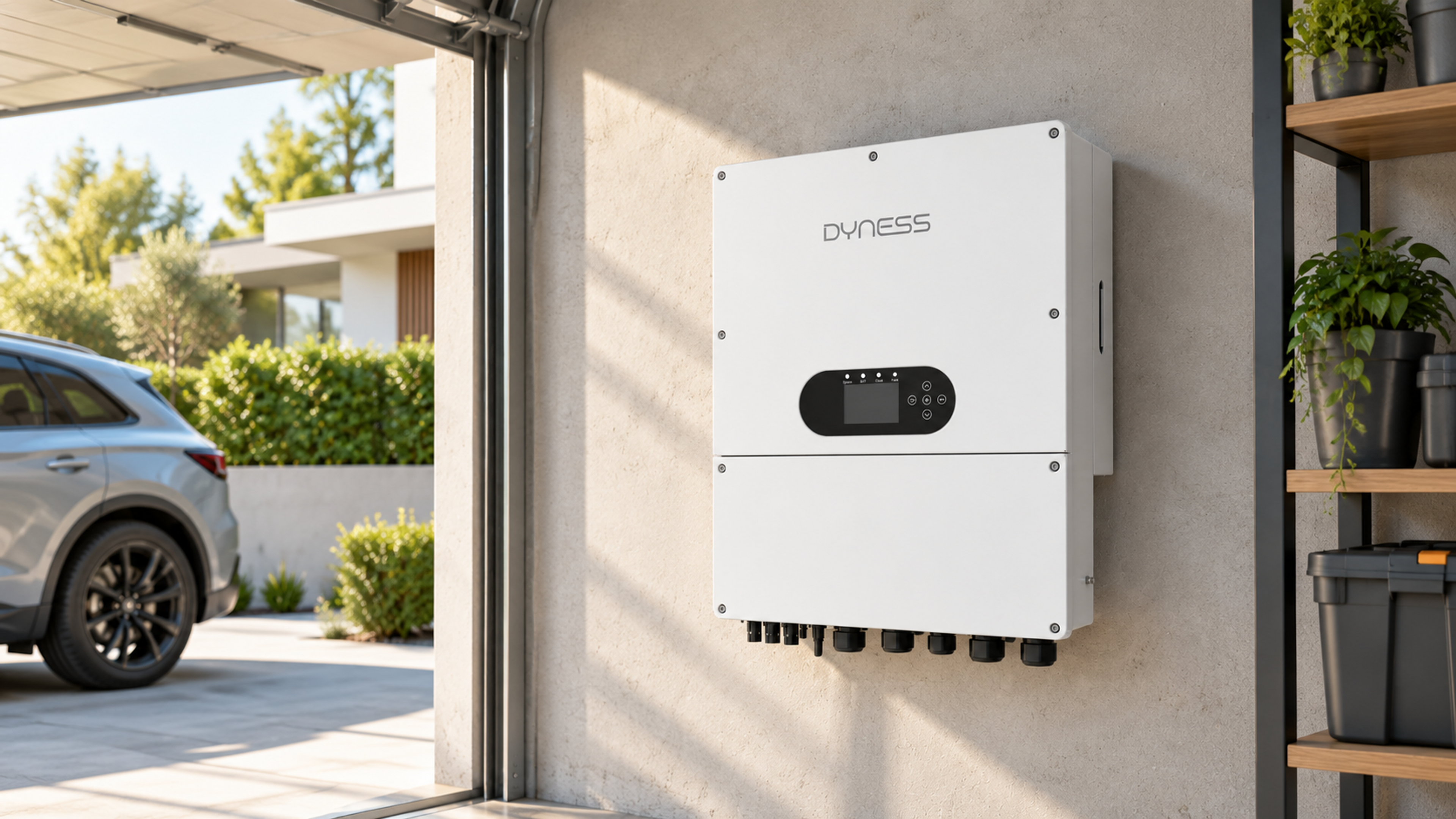 Dyness HT-A installerad i villa växelriktare batteri