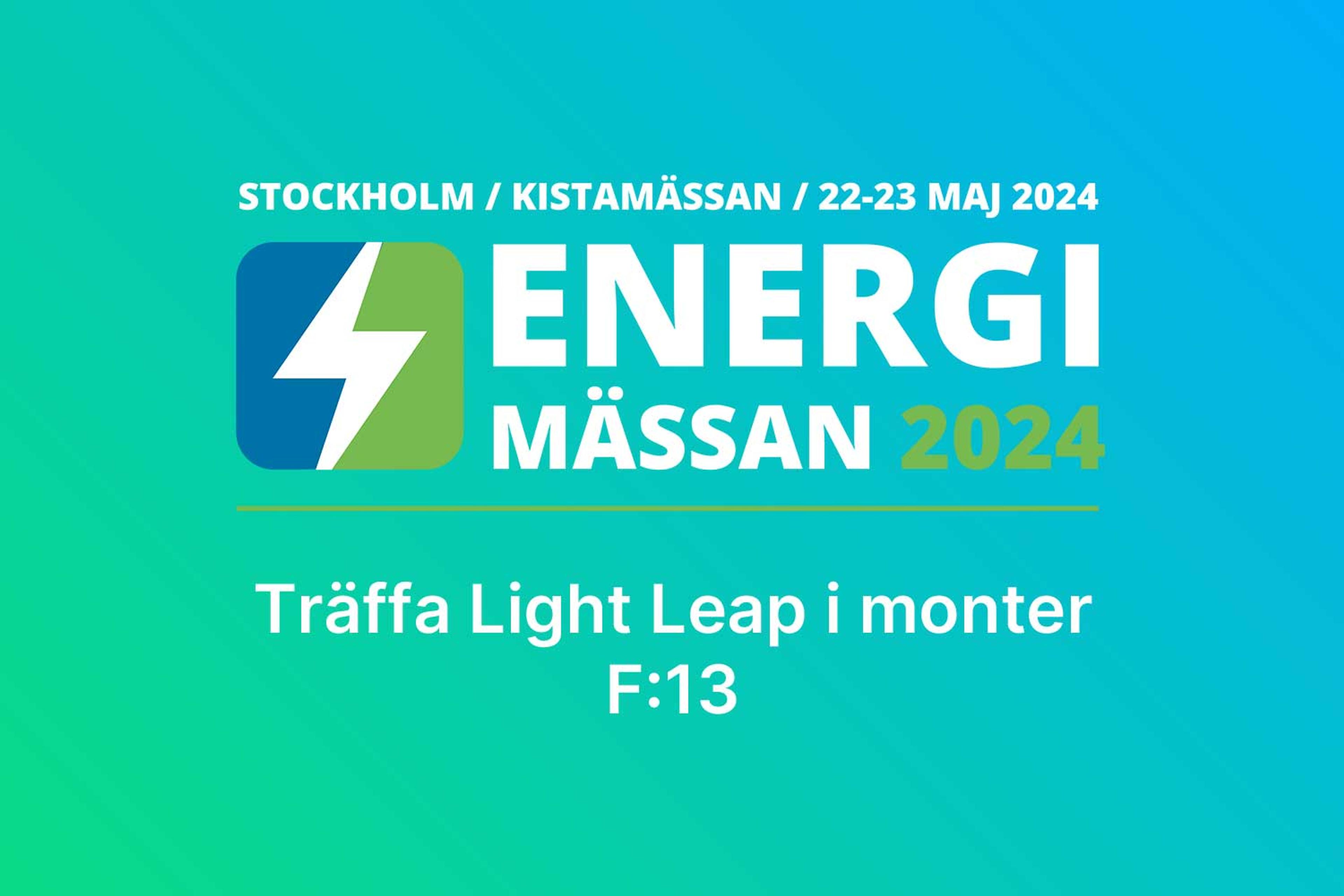 Energimässan 22-23 maj 2024