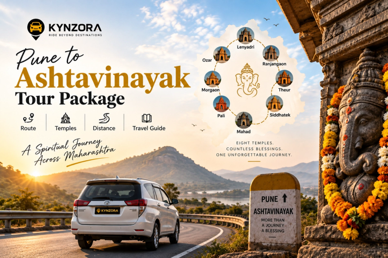 Pune to Ashtavinayak tour package with route map and Ganpati temples
