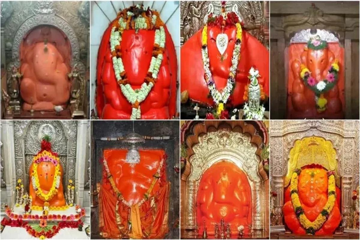 Ashtavinayak temples featuring the eight forms of Lord Ganesha in Maharashtra