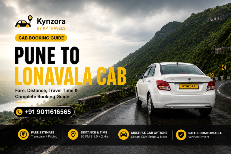 Pune to Lonavala cab on a scenic mountain road