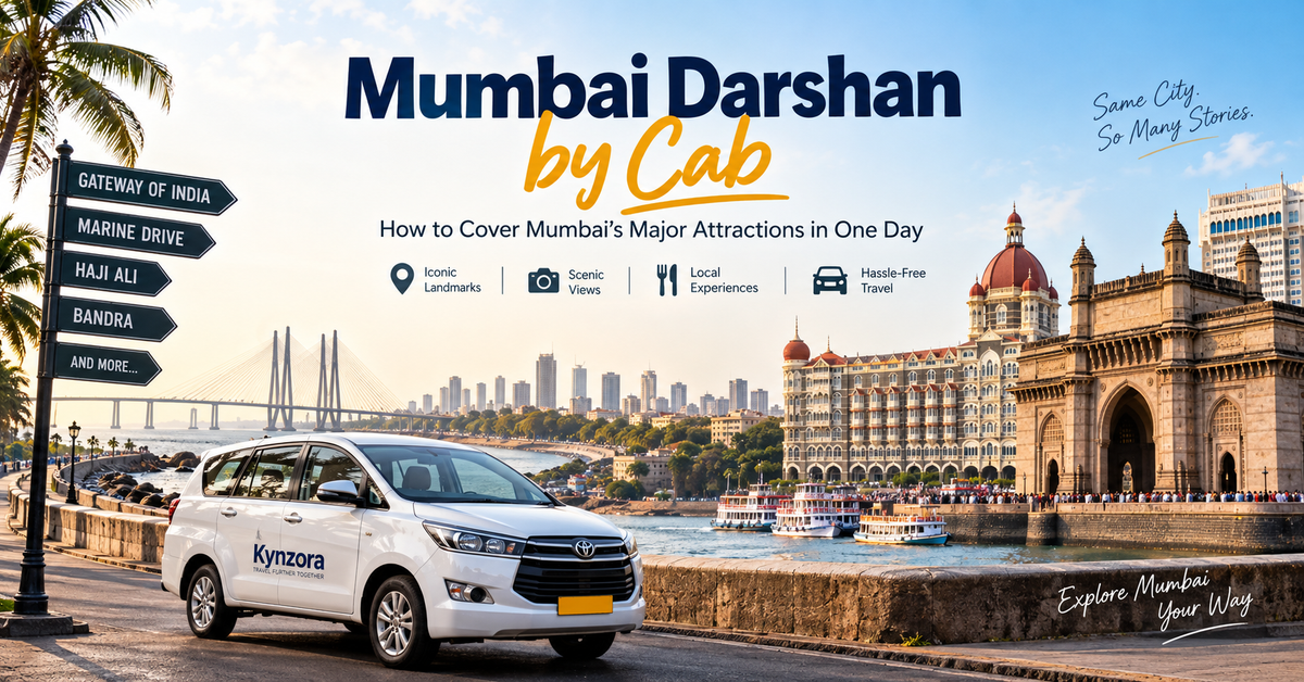 Mumbai Darshan by cab with Mumbai city landmarks
