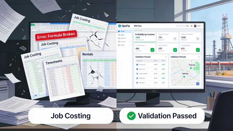 How Excel Is Quietly Draining 2-3% of Your Oilfield Revenue Every Year