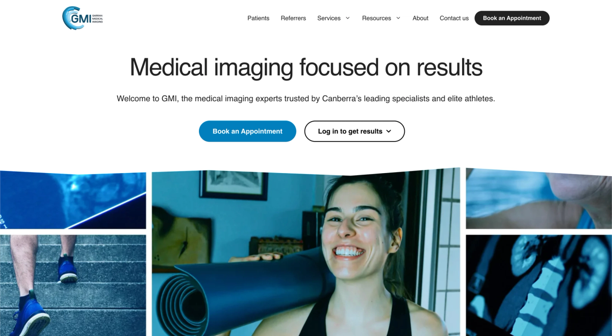 Garran Medical Imaging homepage